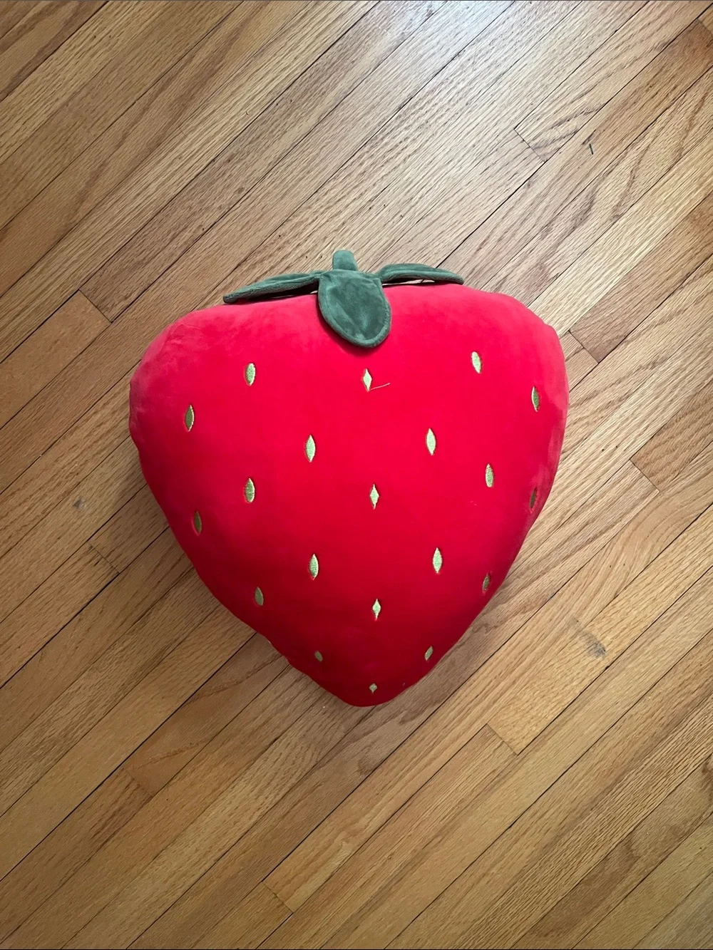 Strawberry plush pillow